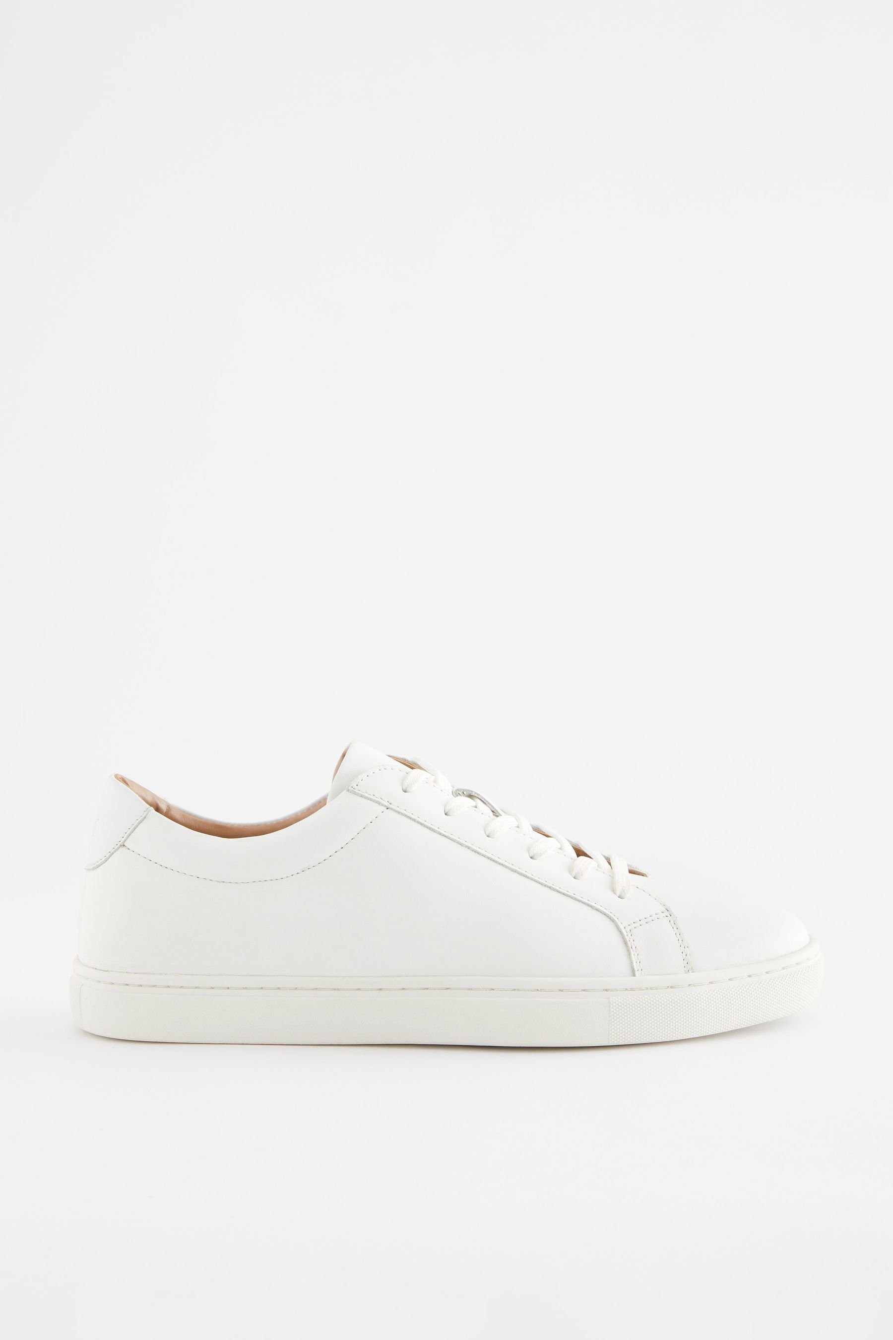 Next White (1-tlg) Sneaker Lederturnschuhe