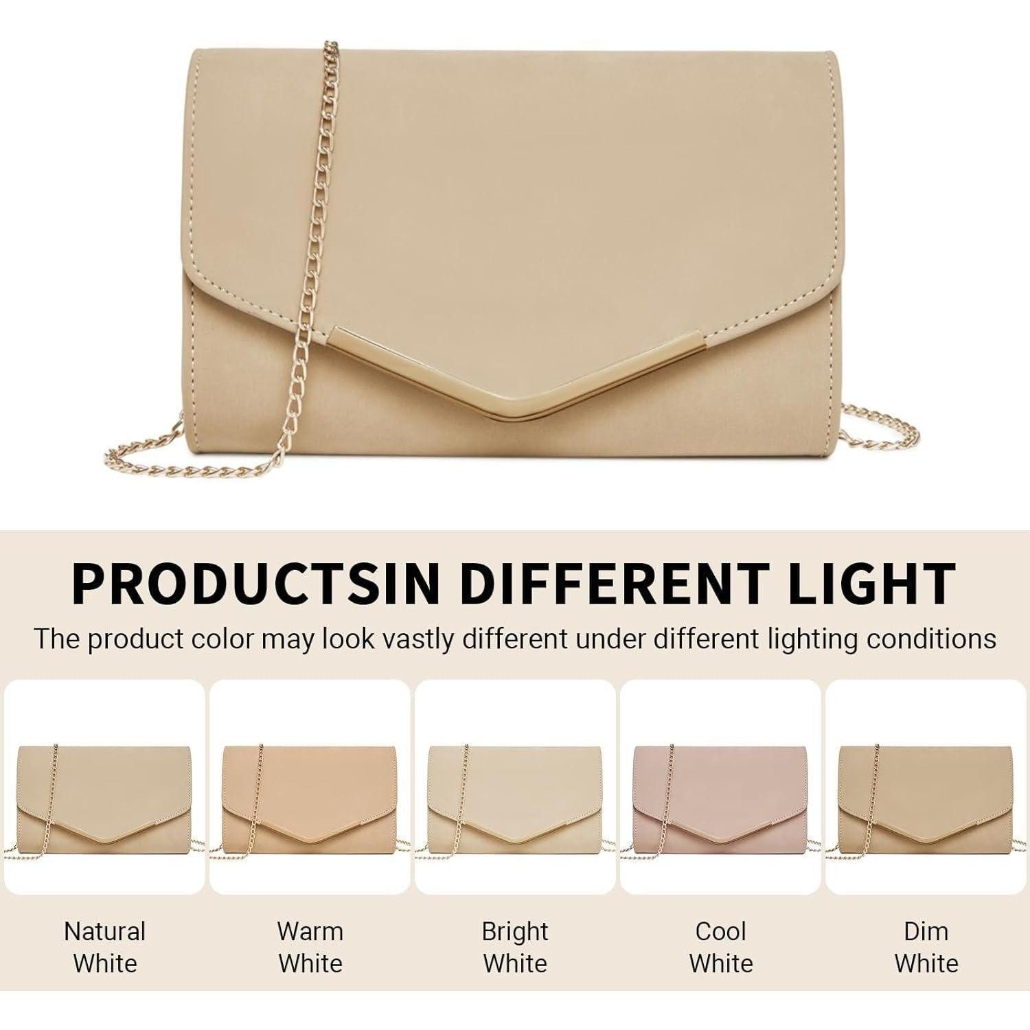 LuxusKollektion Clutch Damen Umschlag Clutch Elegant Abendtasche Kette Hochzeit Party Prom