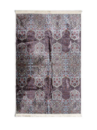 Teppich Giulia, Essenza, rechteckig, Höhe: 6 mm, sehr weicher Flor, mit Fransen