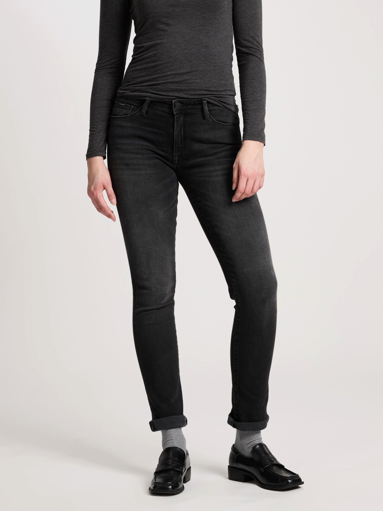 CROSS JEANS® Stretch-Jeans CROSS JEANS ANYA anthracite P489-238 – Bild 2 von 5