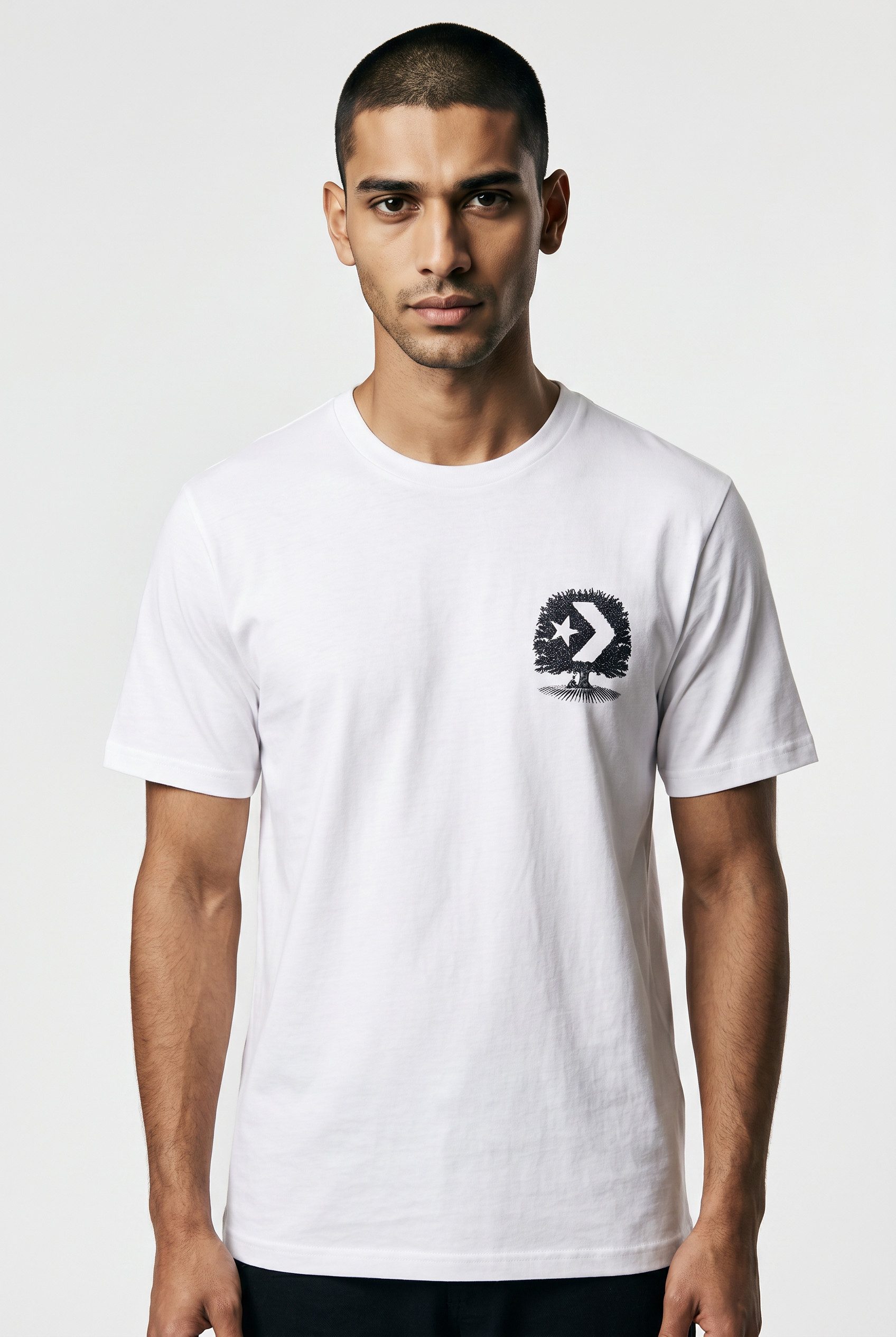 Converse T-Shirt MEN'S CONVERSE TREE T-SHIRT aus Baumwolle, in den Größen XS bis XXL