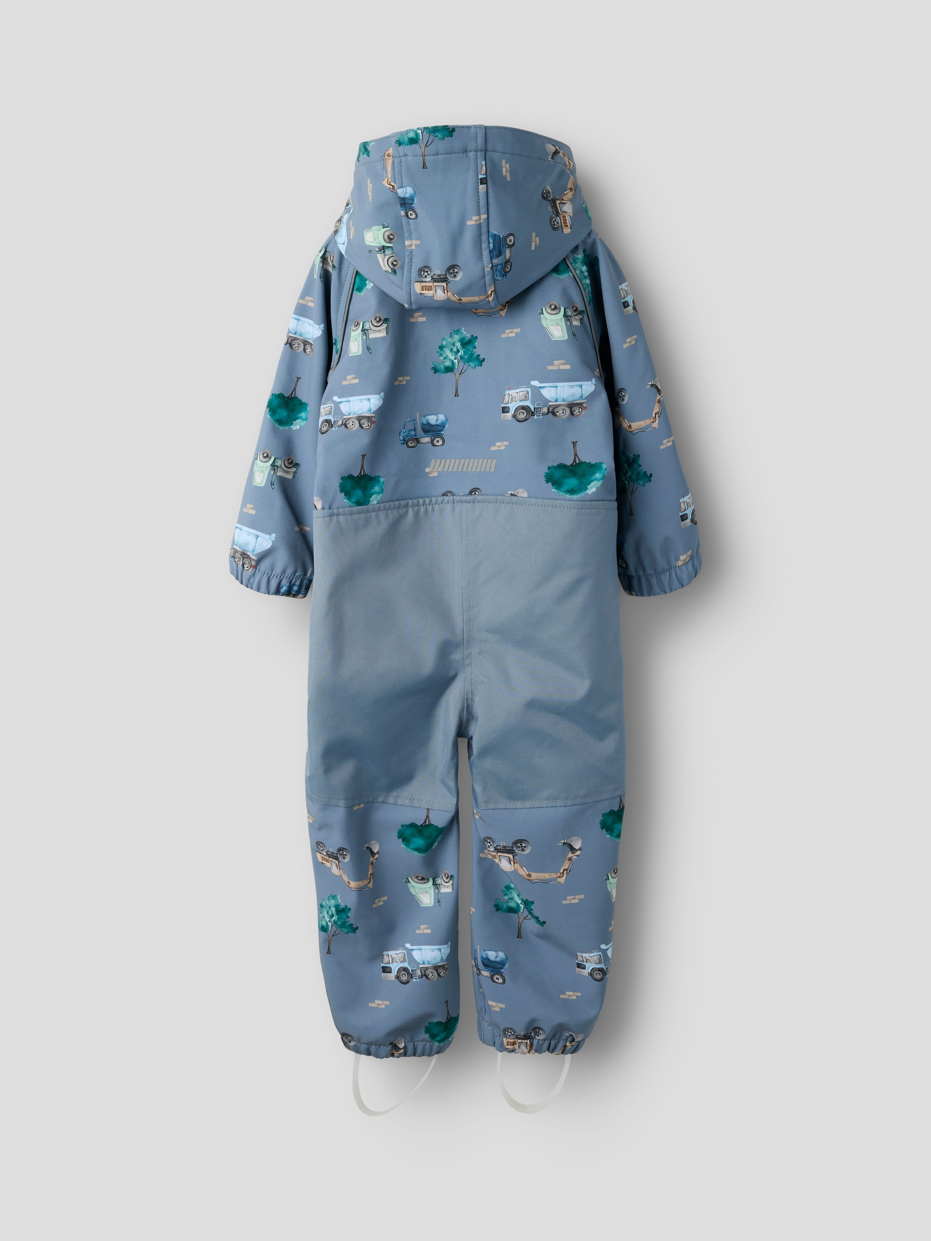 Name It Overall NMMALFA08 SOFTSHELL SUIT AOP 1FO NOOS mit dekorativen und reflektierenden Details