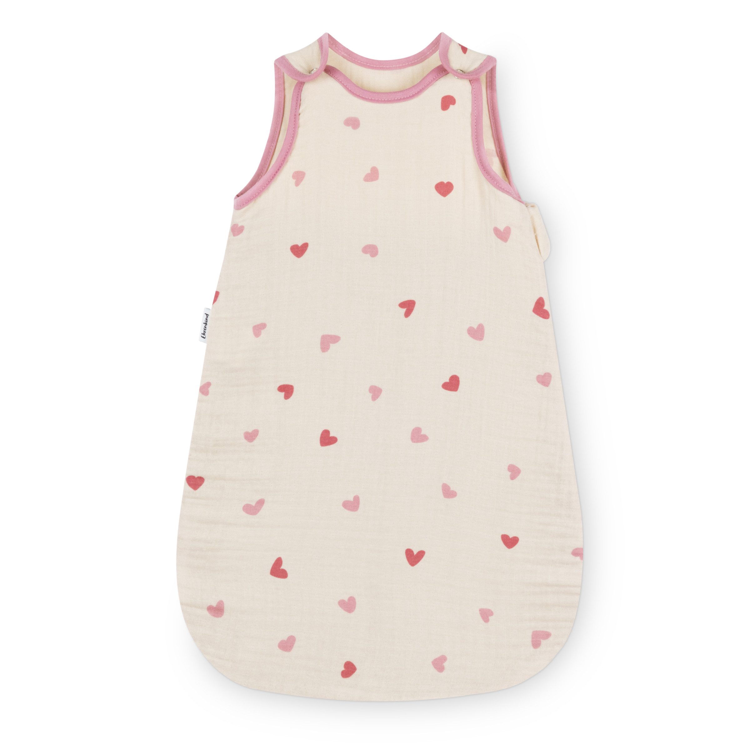 Ehrenkind Babyschlafsack Sommer 0.5 TOG, Rund aus Musselin (100 % Bio-Musselin, ohne Wattierung, leicht & atmungsaktiv), ideal für warme Nächte