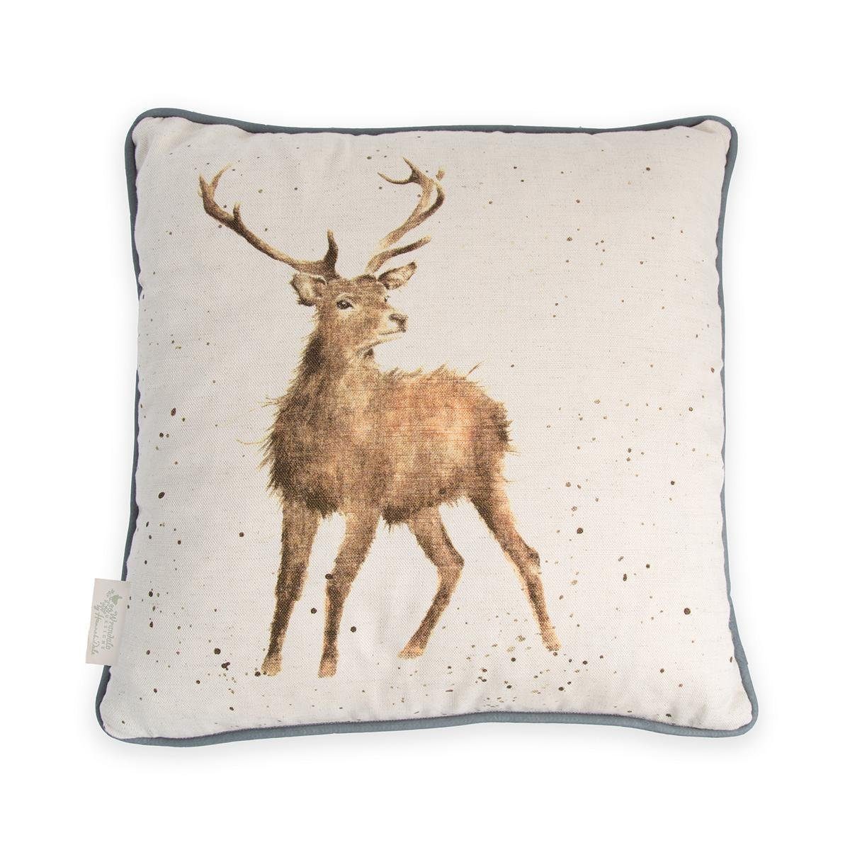 Dekokissen Wrendale Kissen inkl.Füllung, Motiv Hirsch, 40x40cm