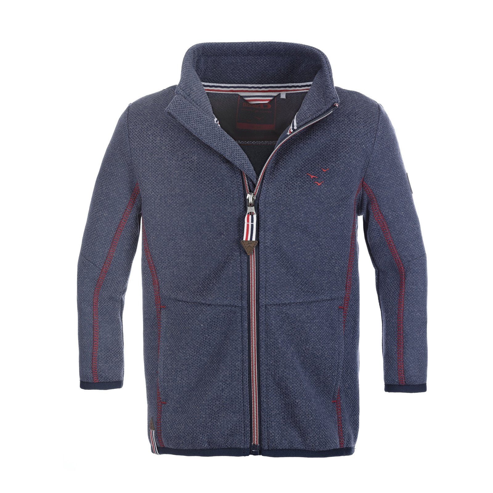 modAS Fleecejacke Details warm Jacke Kinder weich atmungsaktiv Mädchen Maritime - Jungen