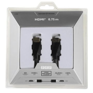 Vivanco Audio- & Video-Kabel, HDMI Kabel, HDMI Kabel (75 cm)