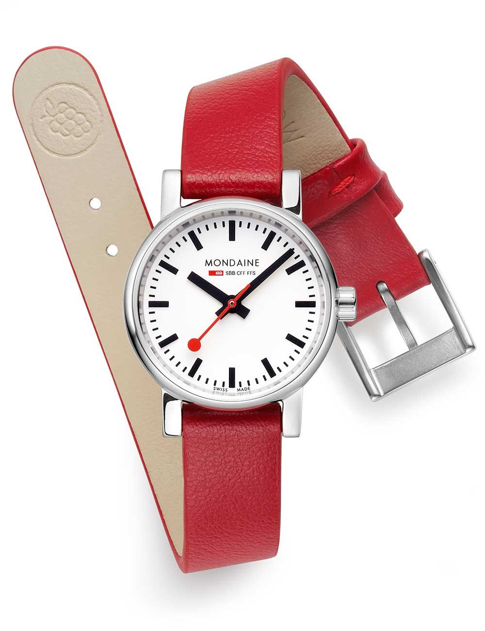 MONDAINE Automatikuhr Mondaine MSE.26110.LCV Damenuhr evo2 SBB 26mm 3ATM Mondaine MSE.26110.LCV Damenuhr evo2 SBB 26mm 3ATM