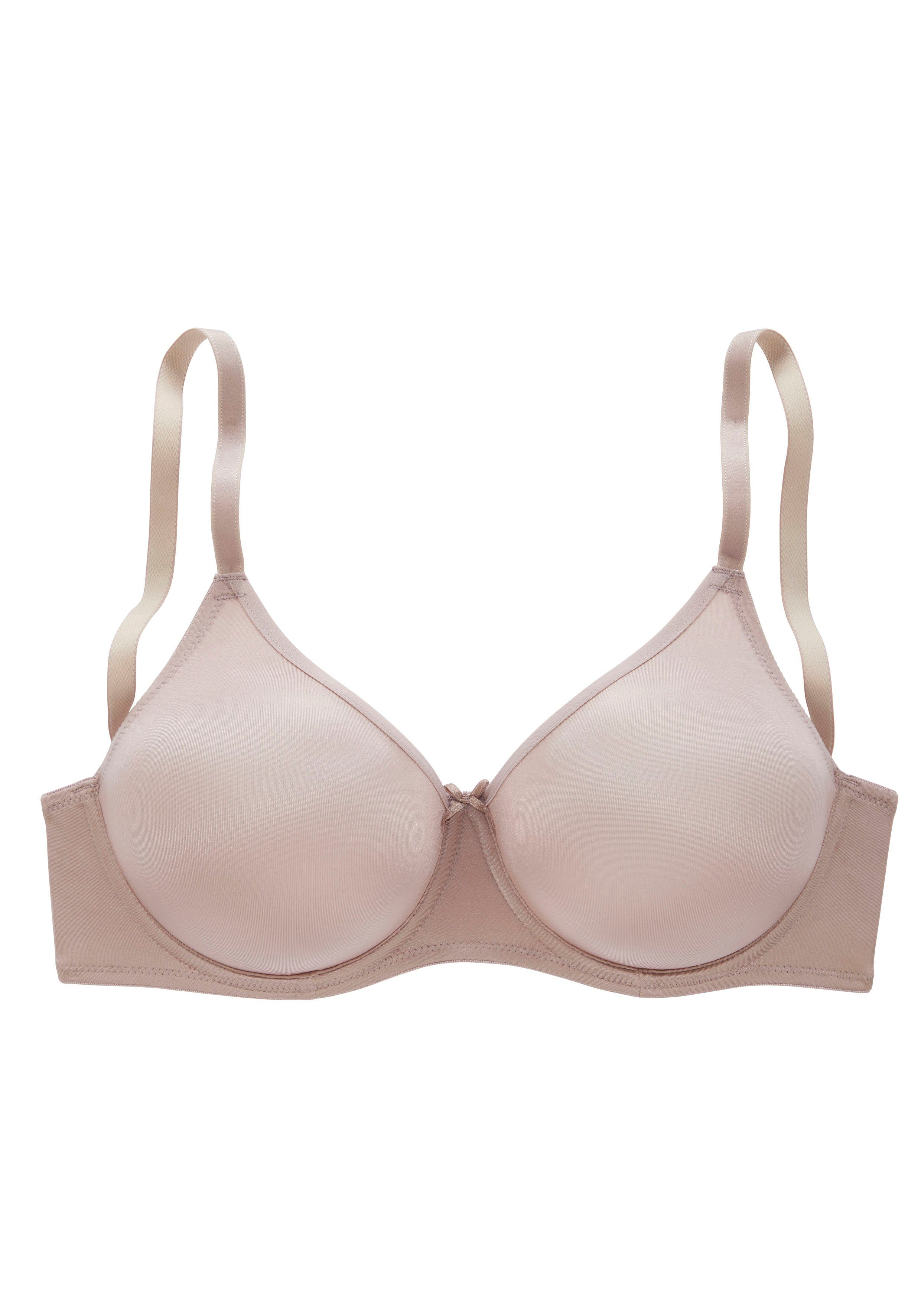Nuance by Lascana Minimizer-BH mit Bügel und nahtlosen Cups aus schimmerndem Material, große Größen. € 44,99