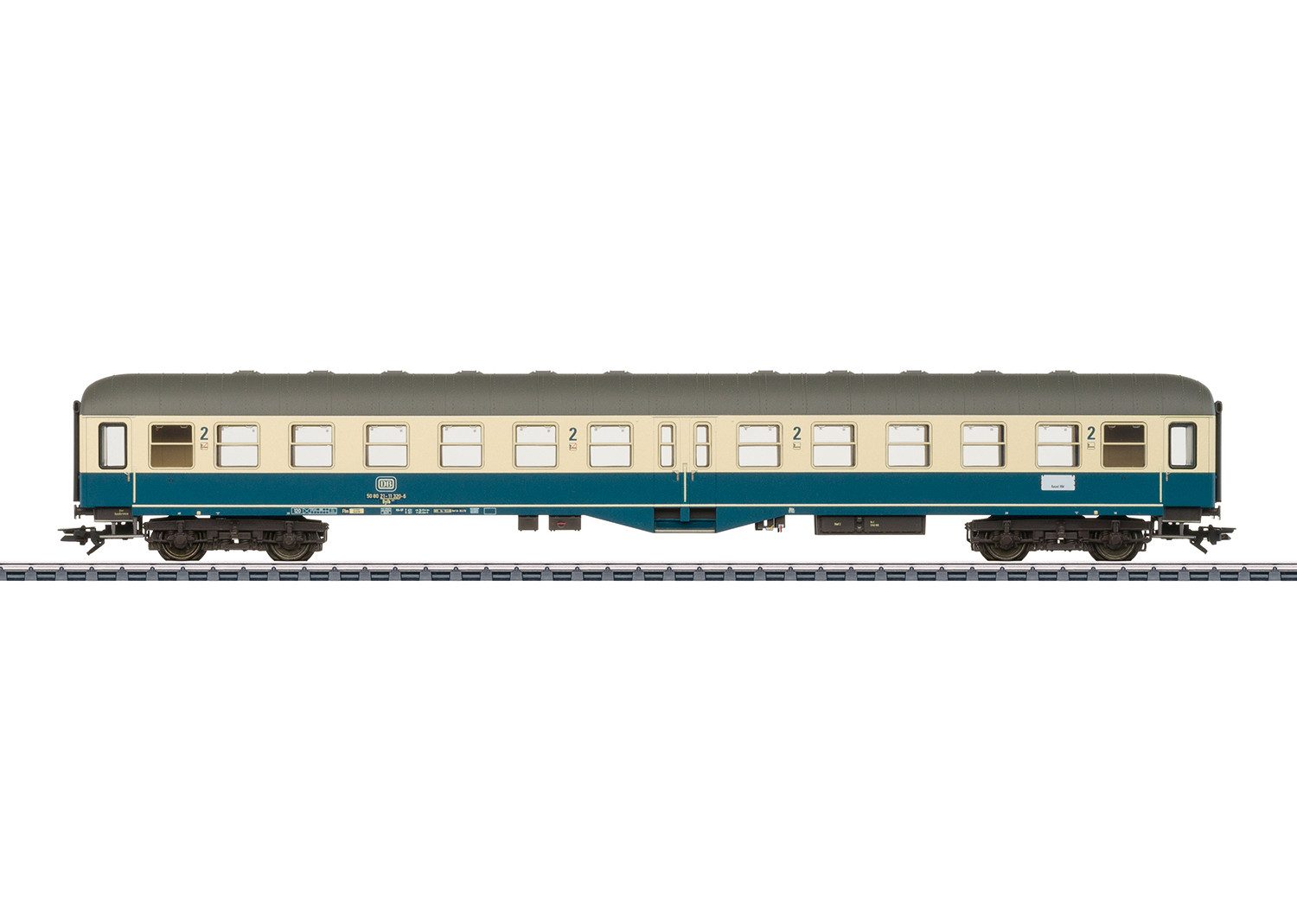 Märklin Personenwagen Reisezugwagen Bylb 421 - 43167, Spur H0, mit Beleuchtung