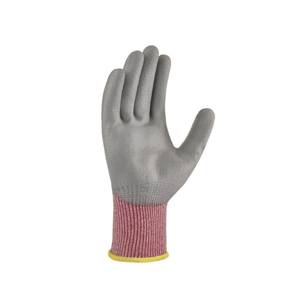 teXXor Arbeitshandschuh-Set PU Schnittschutz Strickhandschuhe Cut F Basic