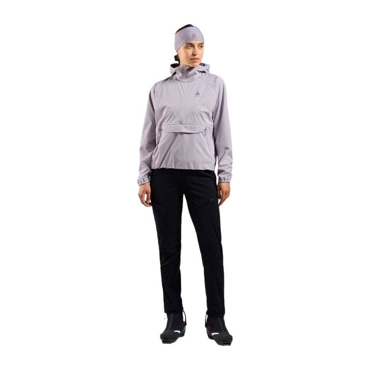 Odlo Skihose Zeroweight Windproof X Warm Winddichte Damenhose für Outdoor-Aktivitäten, hält warm, bietet