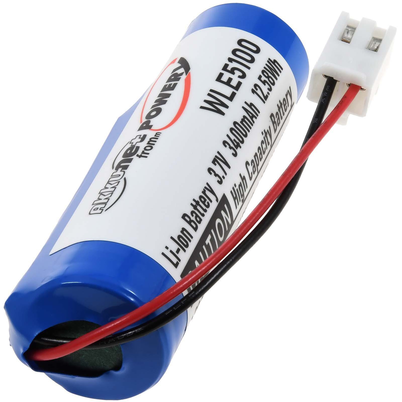 Powery Akku für Fenster-Reiniger,Fenstersauger Leifheit Dry&Clean 51000 Akku 3400 mAh (3.7 V)
