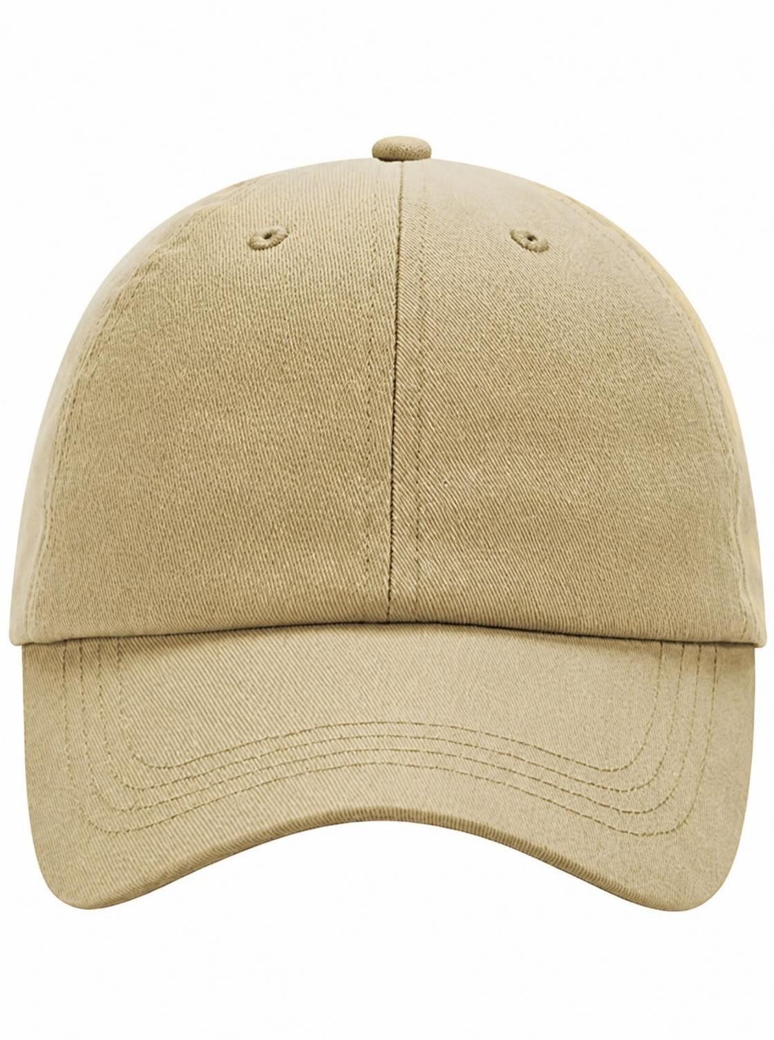 Beechfield® Baseball Cap Low Profile 6 Panel Dad Cap / Vorgebogener Schirm