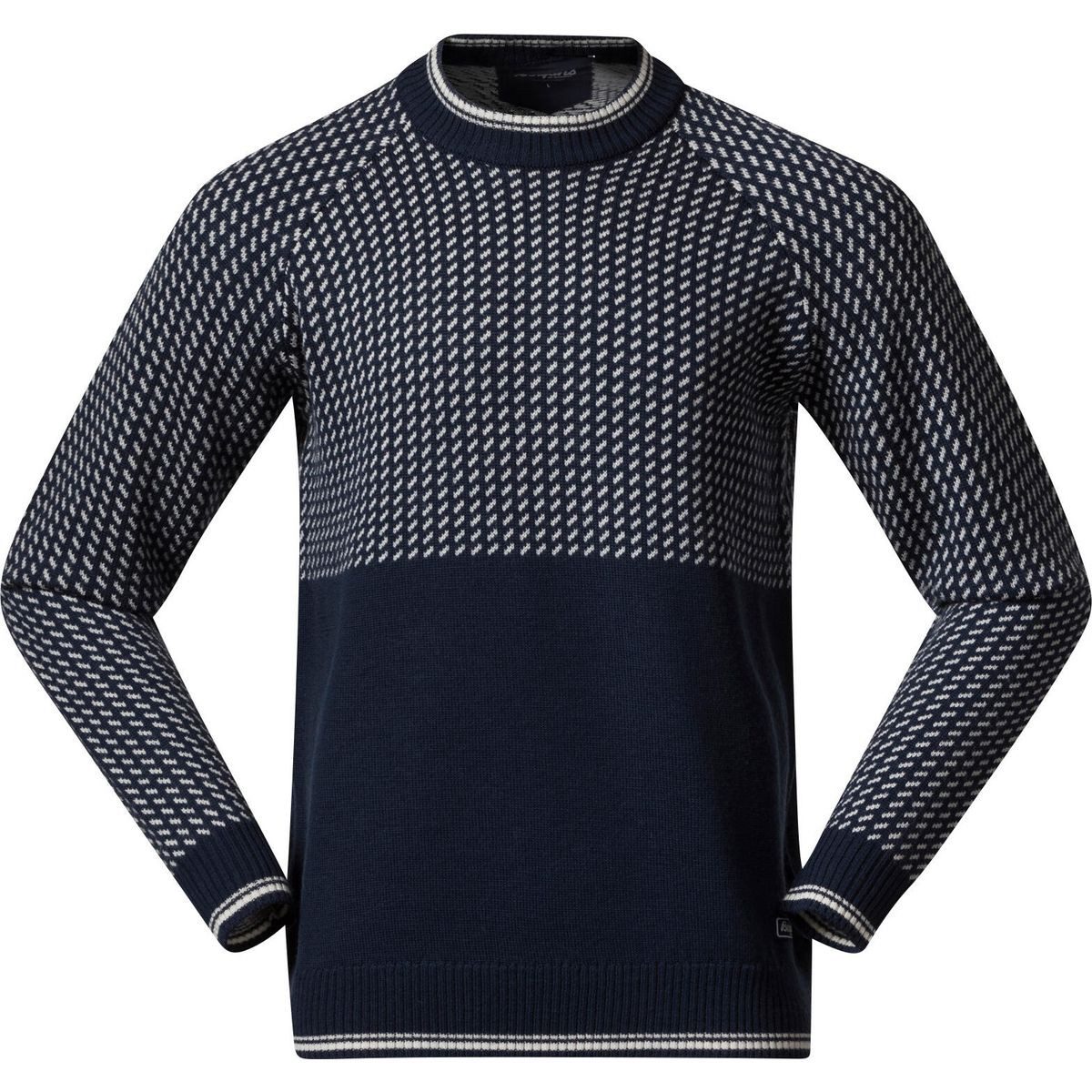 Bergans Fleecejacke Alvdal Wool Jumper Men Weicher Wollpullover aus 100% RWS-zertifizierter Merinowolle für