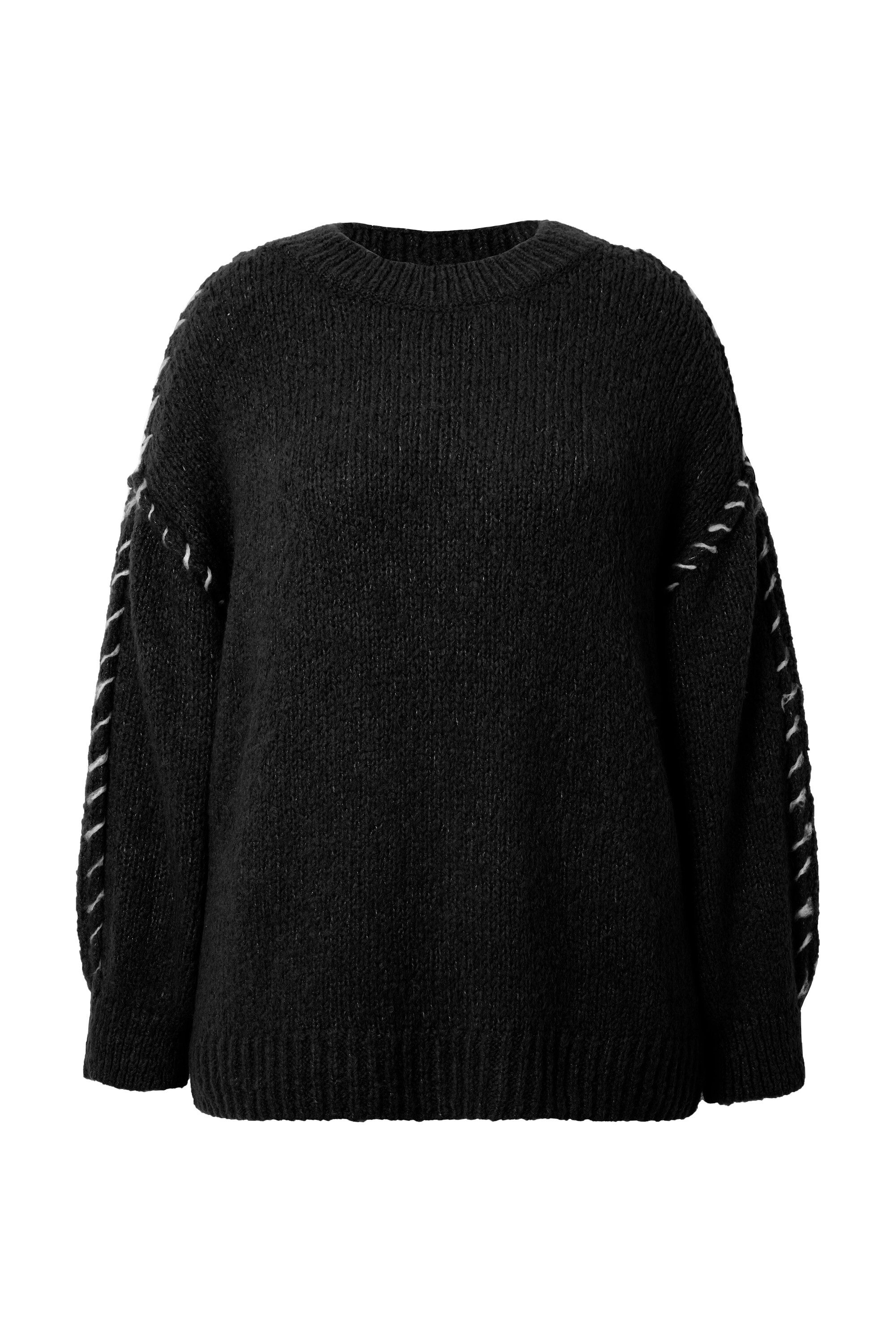 Studio Untold Strickpullover Pullover oversized Colornähte günstig online kaufen