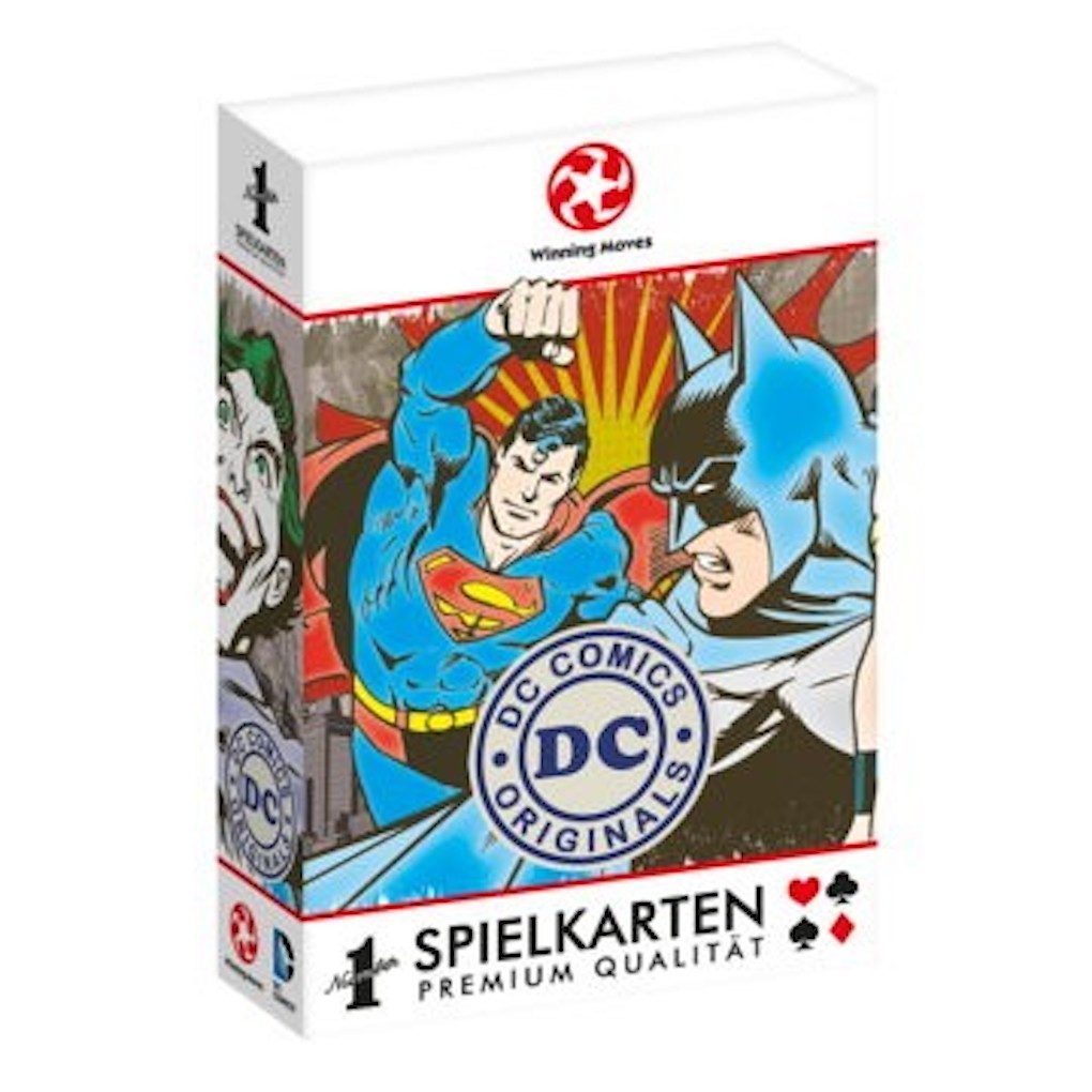 Winning Moves Spiel Number 1 Spielkarten DC Originals, Kartenspiel, inkl. 2 Joker