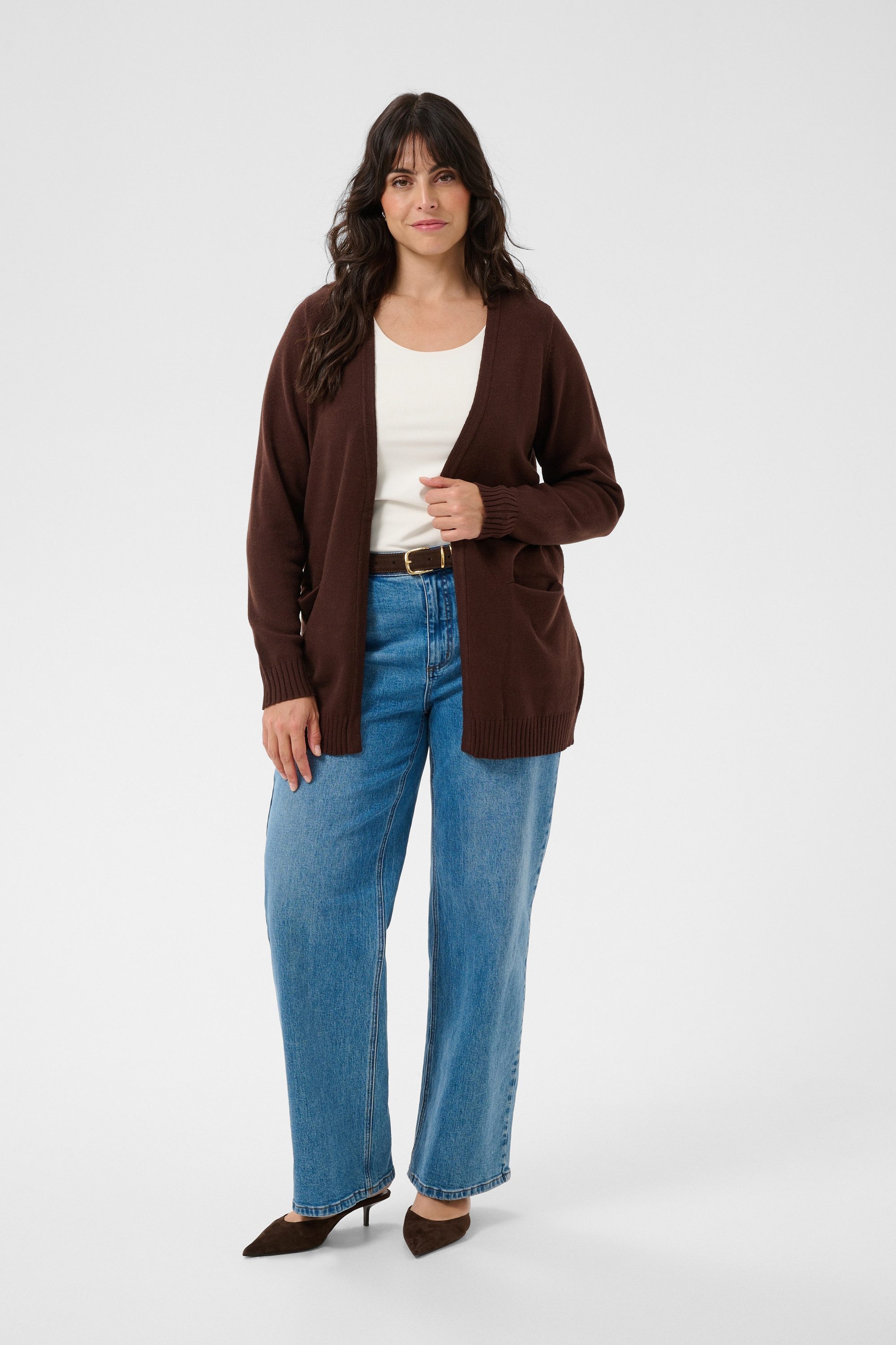 KAFFE Curve Cardigan Strickjacke KCalianna Große Größen – Bild 2 von 5