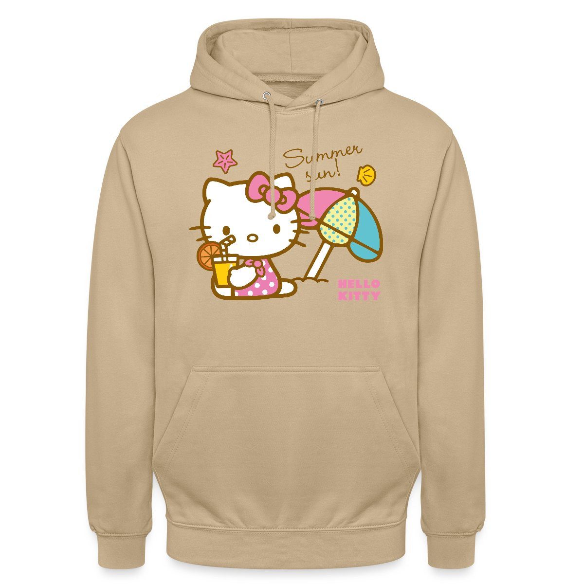 Hoodie Hello Kitty Am Strand Summer Sun Unisex Hoodie