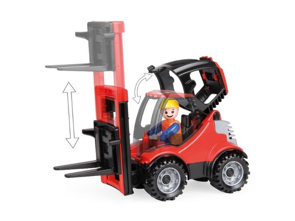 SIMM Spielwaren Spielzeug-Gabelstapler Truckies Gabelstapler mit Palette und Spielfigur