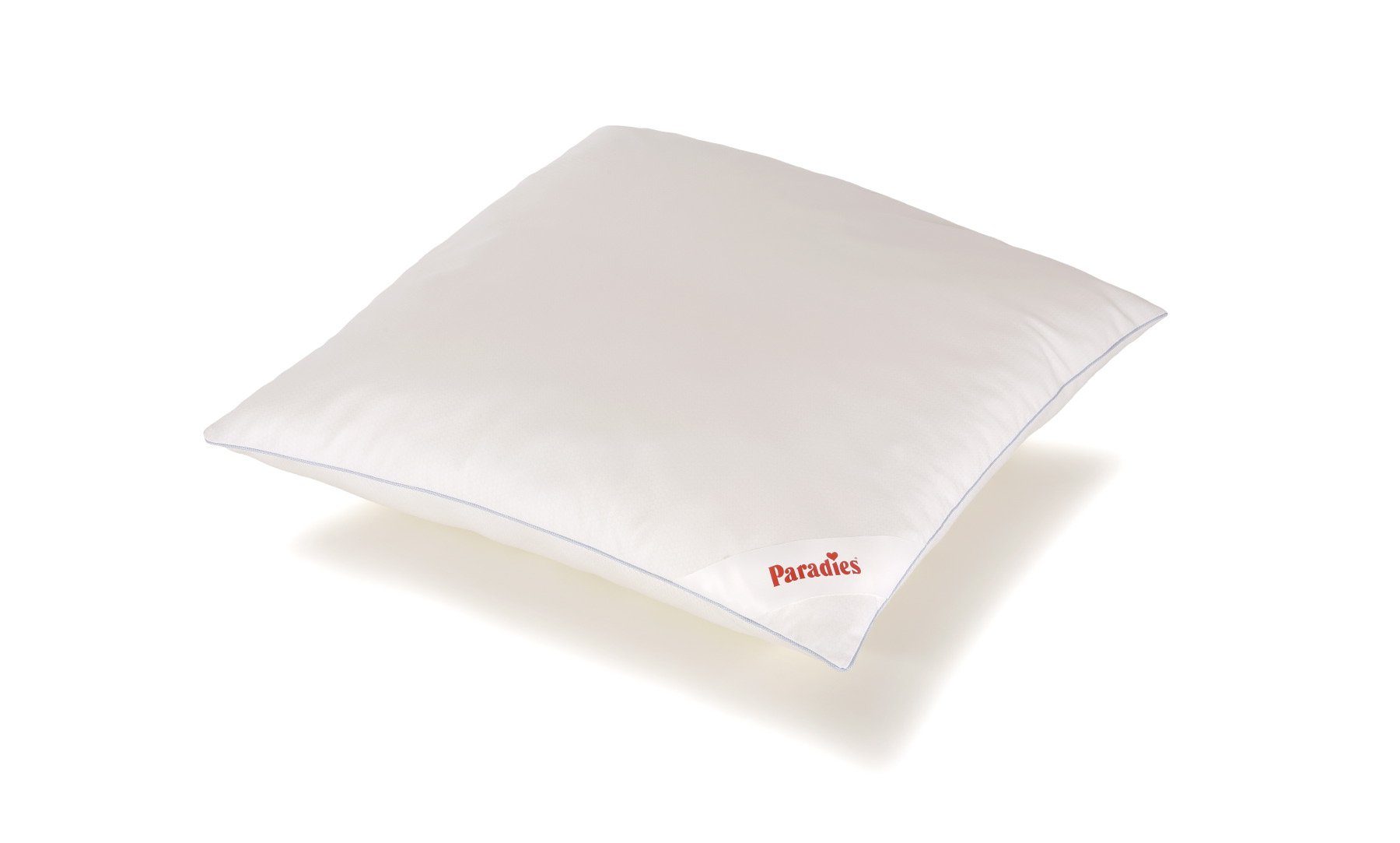 Paradies Kopfkissen Softy Cool Bio, Füllung: 100% Polyester, Bezug: Unterseite: 100% Baumwolle kbA, Oberseite: 52% Polyester, 48% Silikonbeschichtung mit paraffinhaltigen Mikrokapseln, Seitenschläfer, Rückenschläfer, Bauchschläfer, kühlender Bezug mit paraffinhaltigen Mikrokapseln