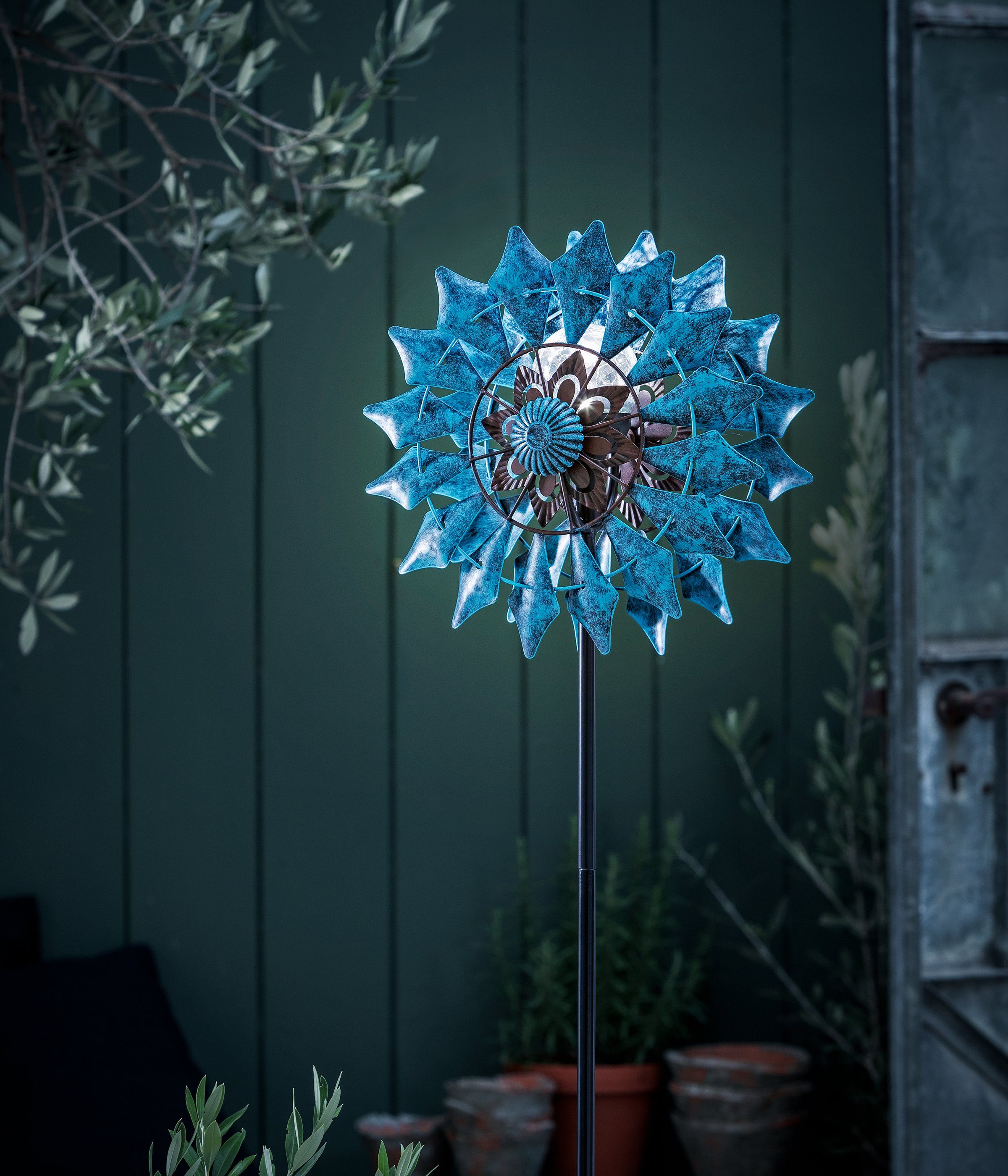 Dehner LED Dekoobjekt Riesen-Windrad Mola mit günstig online kaufen