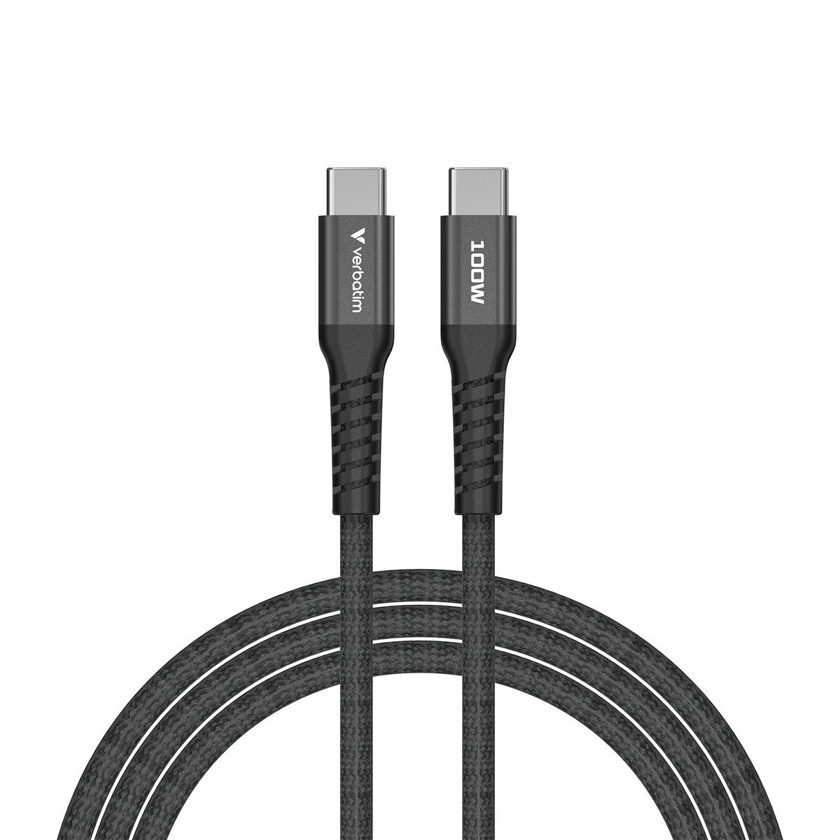 Verbatim 100W Magnet 1.2m USB-Kabel, USB-C Stecker (beidseitig), USB-C Buchse, Magnetisches Anti-Bruch-Design