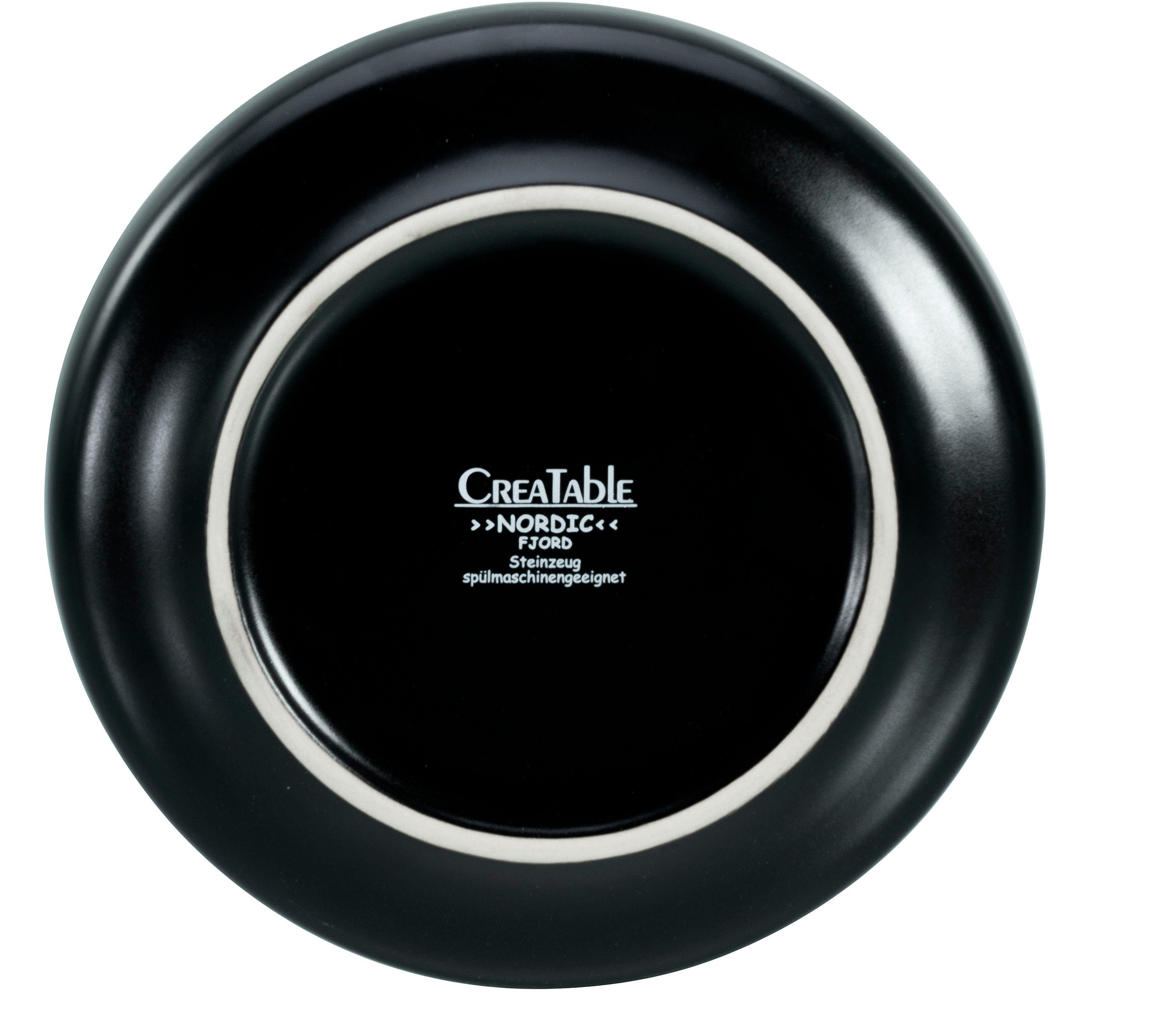 creaTable Müslischale Nordic Fjord, Steinzeug, (Set, 6-tlg), Salatschale, Snackschale, Ø 15,5 cm, 960 ml – Bild 5 von 5