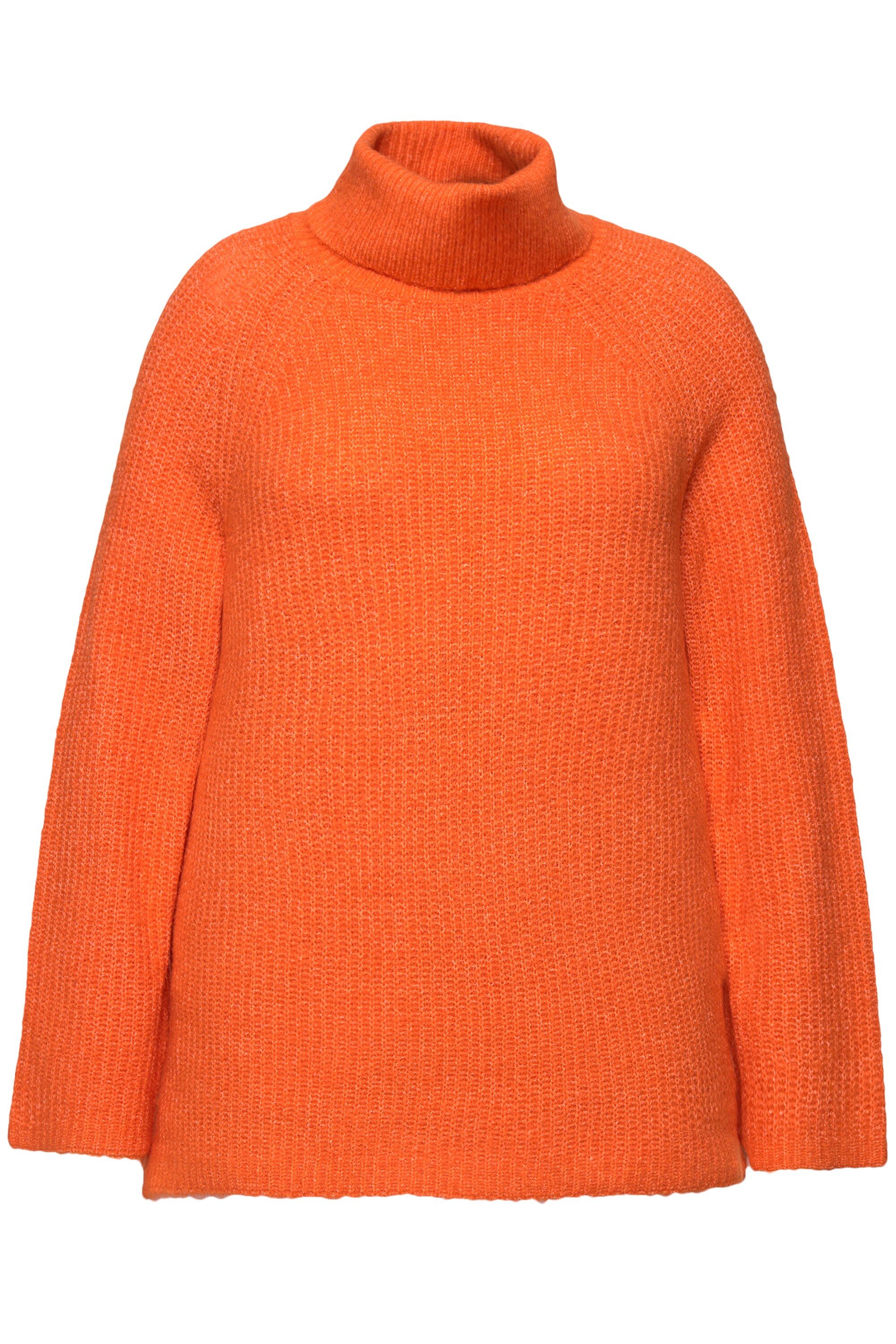 Ulla Popken Rollkragenpullover Pullover Rippstrick Rollkragen günstig online kaufen