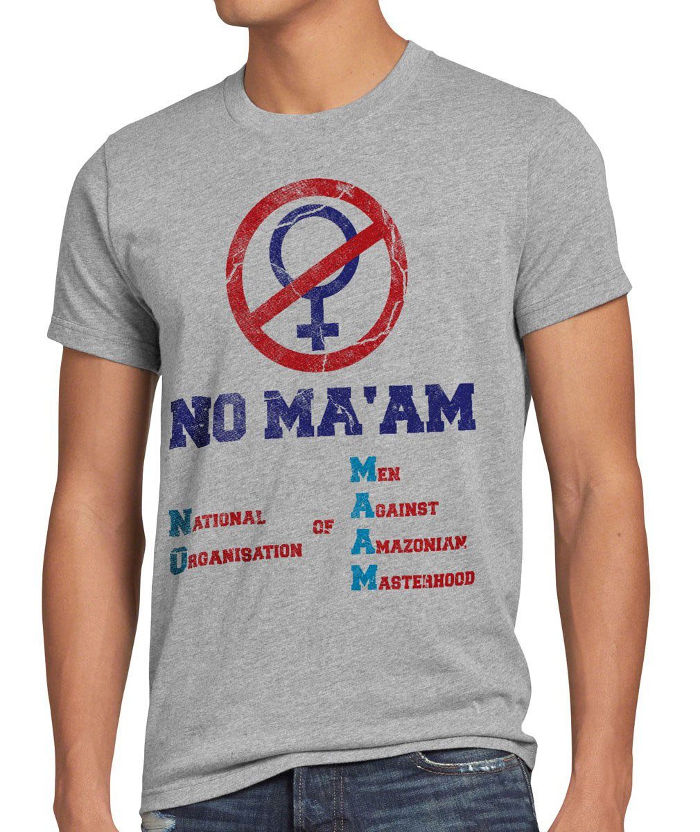style3 T-Shirt No MA'AM Bundy schrecklich günstig online kaufen