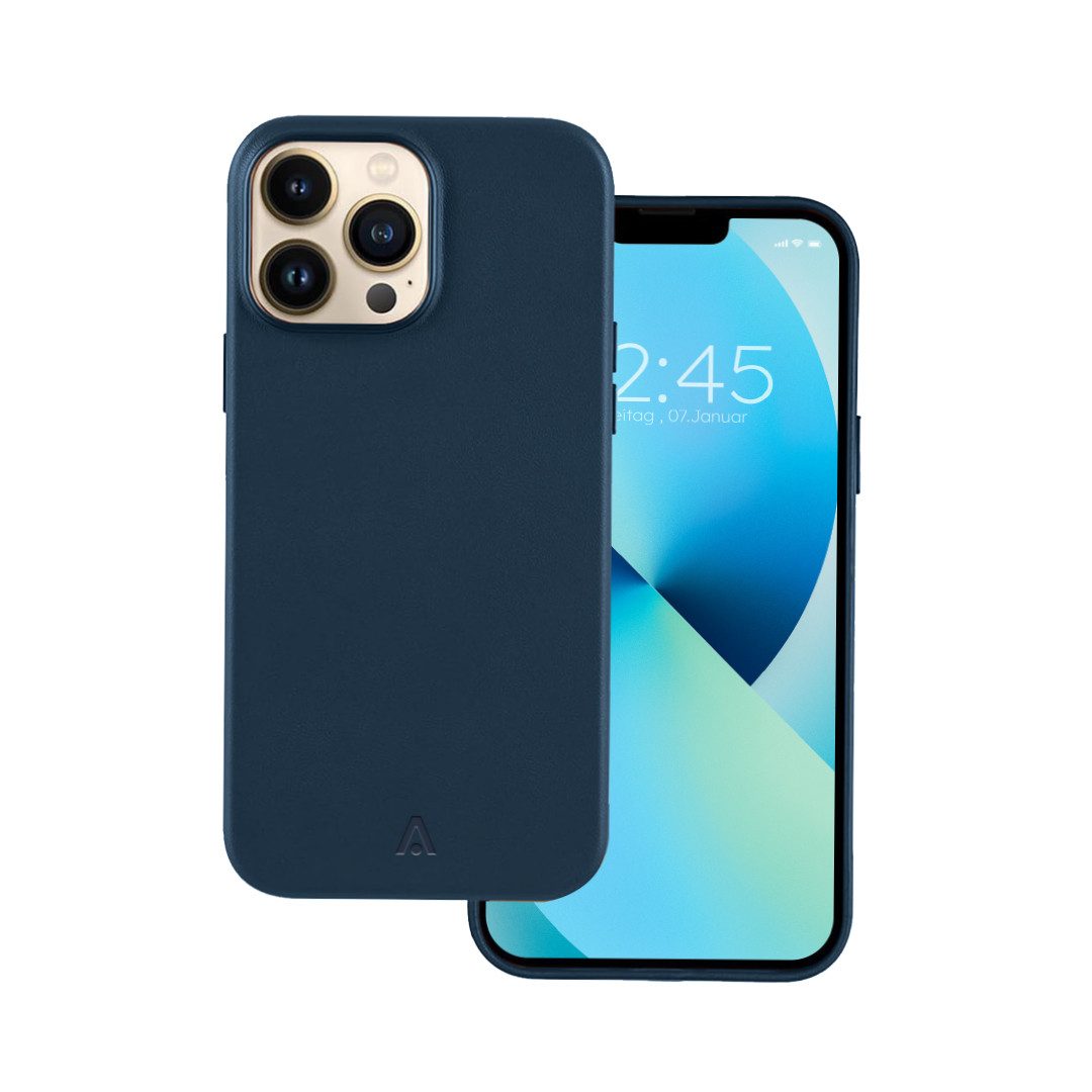 alkaya. Handyhülle Schutzhülle, vegane und schmutzabweisende Lederhülle, iPhone 14 Pro, 14 Pro Max, 13 Pro, 13 Pro Max