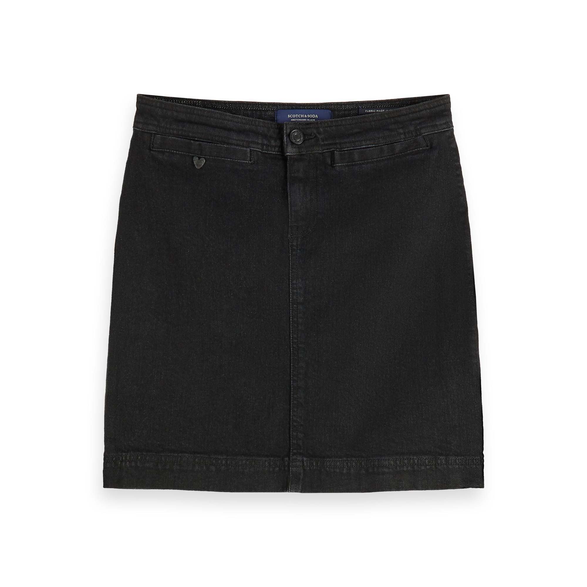 Maison Scotch Sweatrock Maison Scotch Damen Jeansrock Organic Cotton Denim 157001