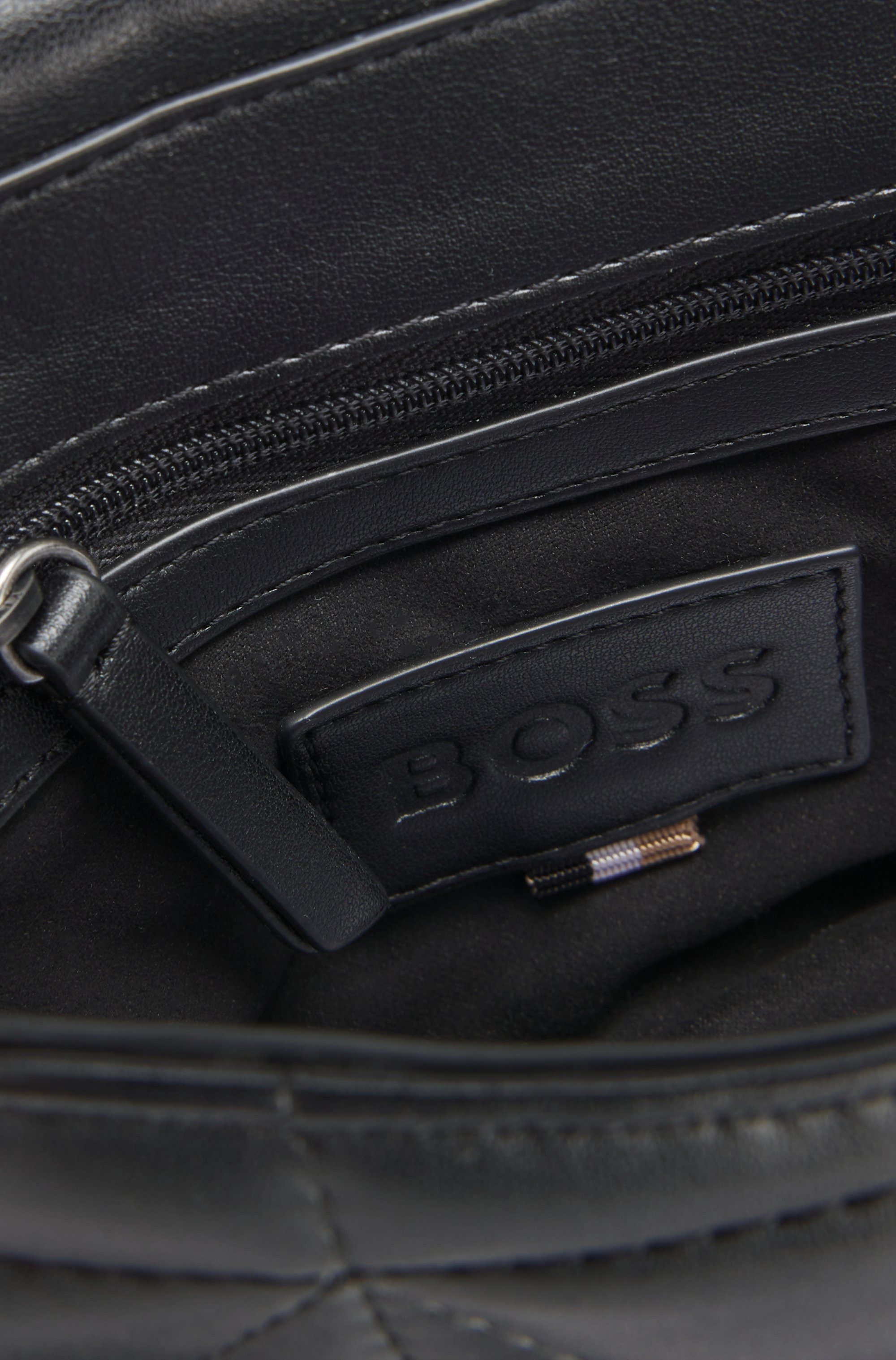 BOSS Abendtasche B_icon, Clutch, Damen Handtasche, Umhängetasche mit Überschlag