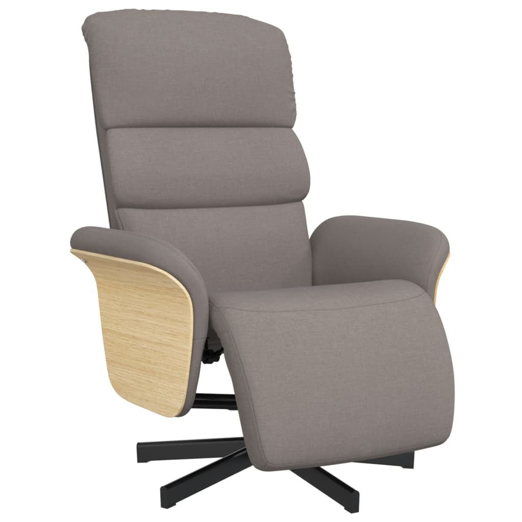 vidaXL Sessel Relaxsessel mit Fußteil Taupe günstig online kaufen