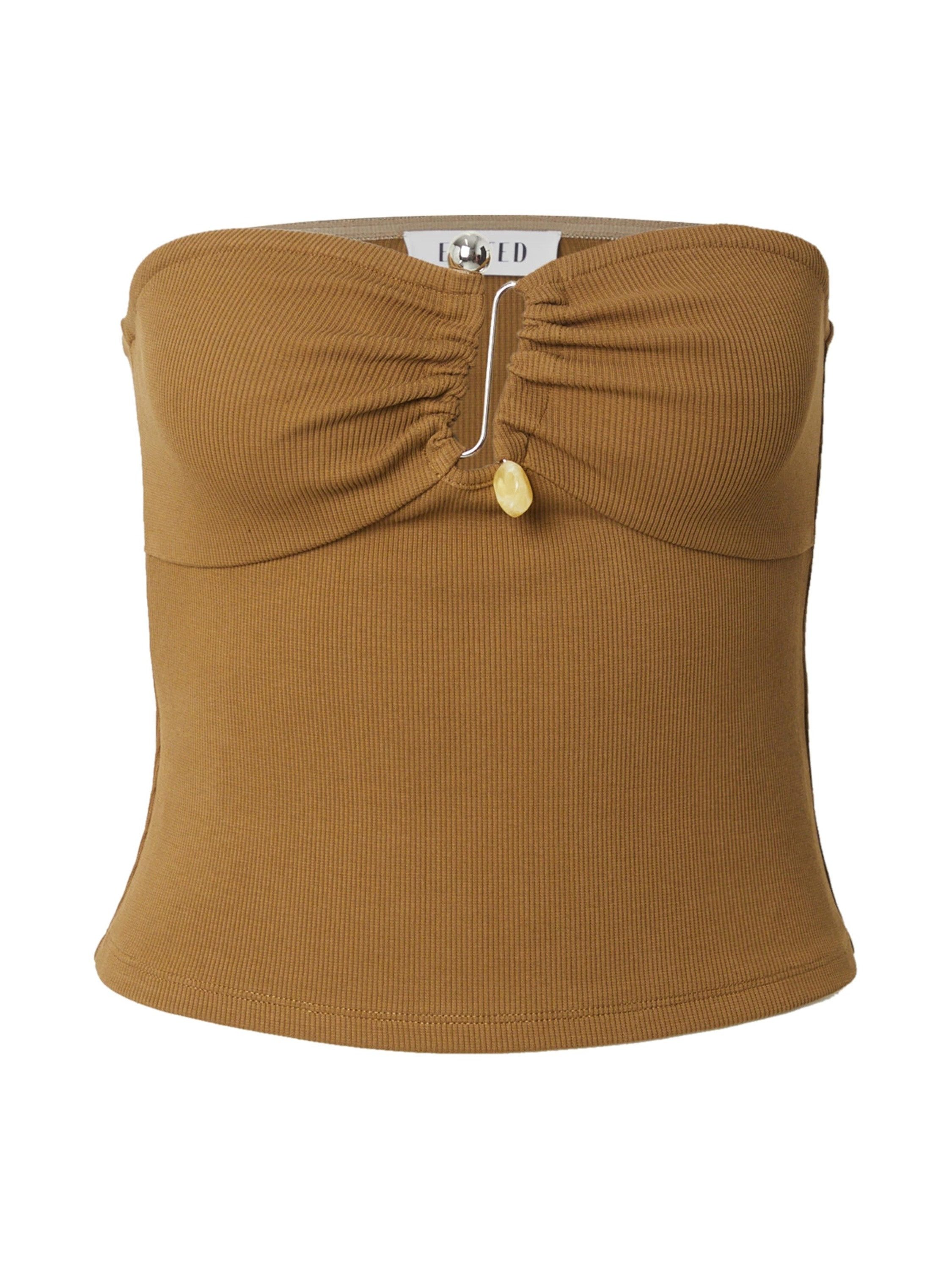 EDITED Spaghettitop Noralie (1-tlg) Drapiert/gerafft