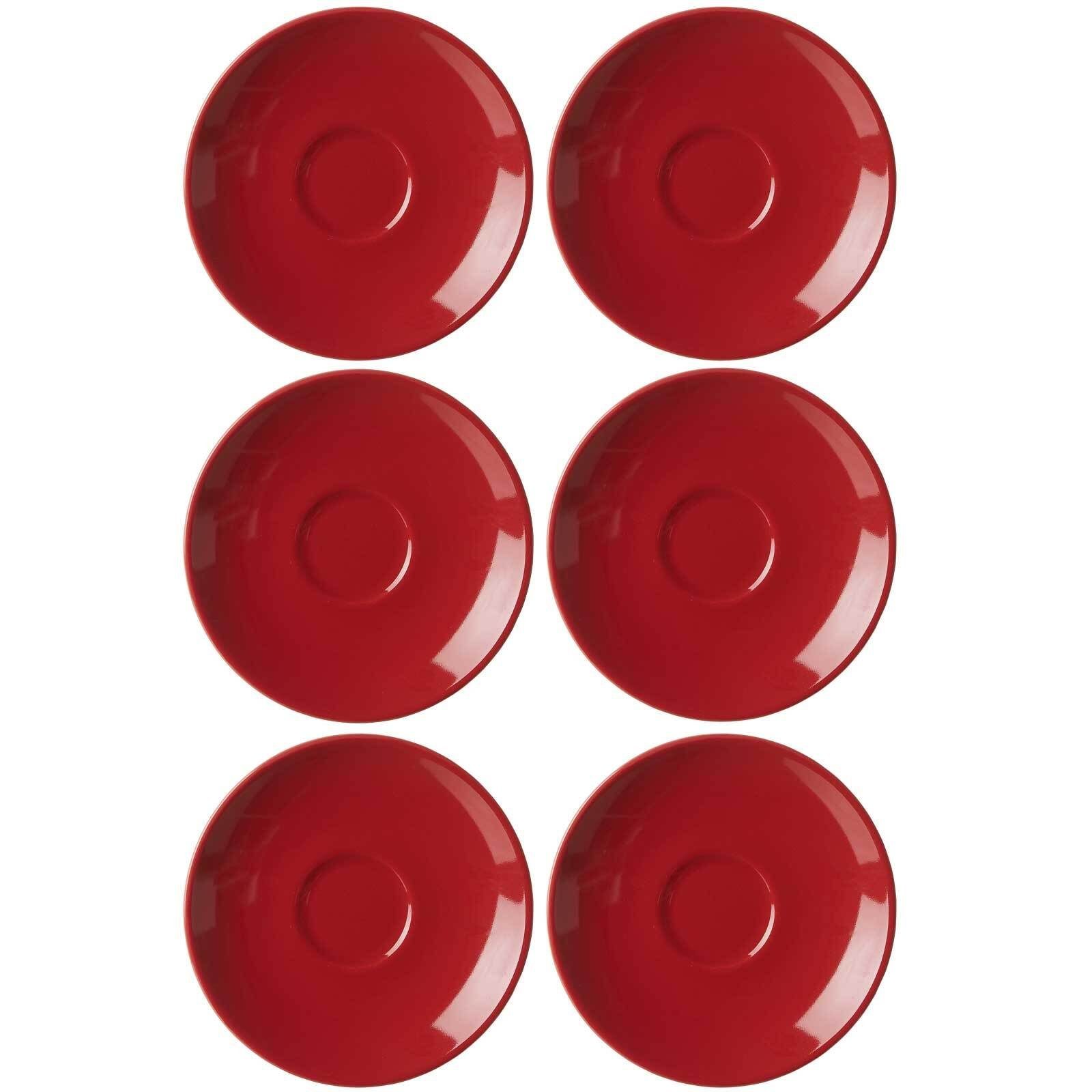 Ritzenhoff & Breker Untertasse Doppio Espressountertassen ø 12 cm 6er Set, (6 St)