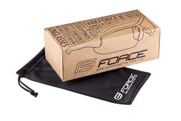 FORCE Fahrradbrille Sonnenbrille FORCE CHIC Lady weiß-schwarz Glas dto.