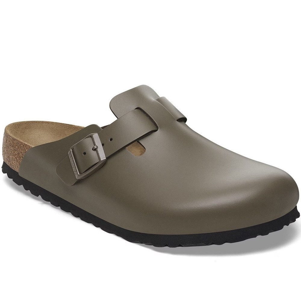 Birkenstock Boston Unisex Sandalen Pantolette Leder Normale Weite 1029079 C günstig online kaufen