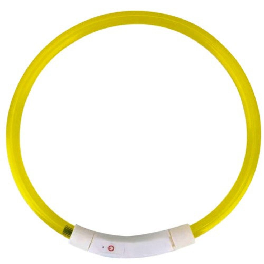 Thumbnail - Purlov Hunde-Halsband LED-Licht verstellbares Halsband, PVC, Größenverstellung 20 bis 70 cm