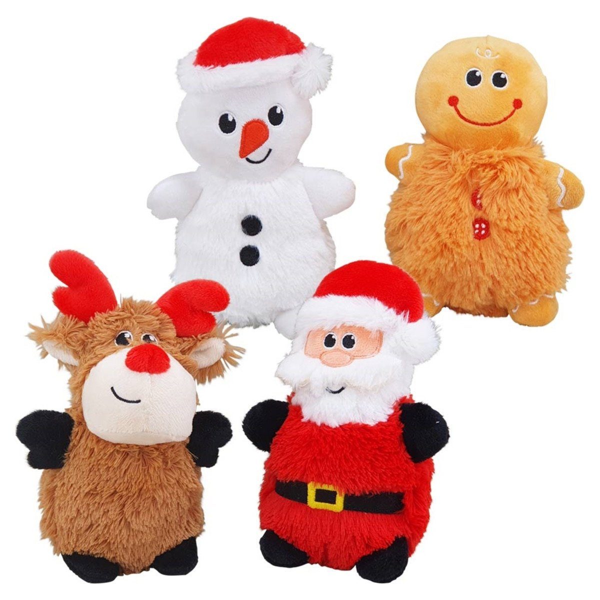 Tierkuscheltier Hundespielzeug Xmas Plüsch-Figur
