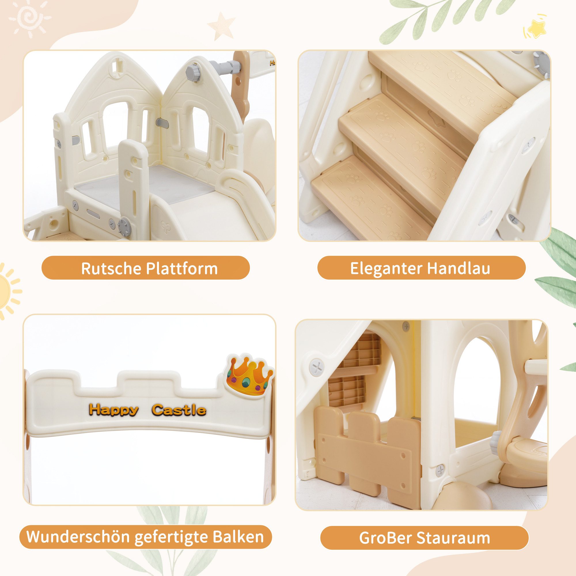 Gotagee Indoor-Rutsche 5 in 1 Kinderrutsche günstig online kaufen