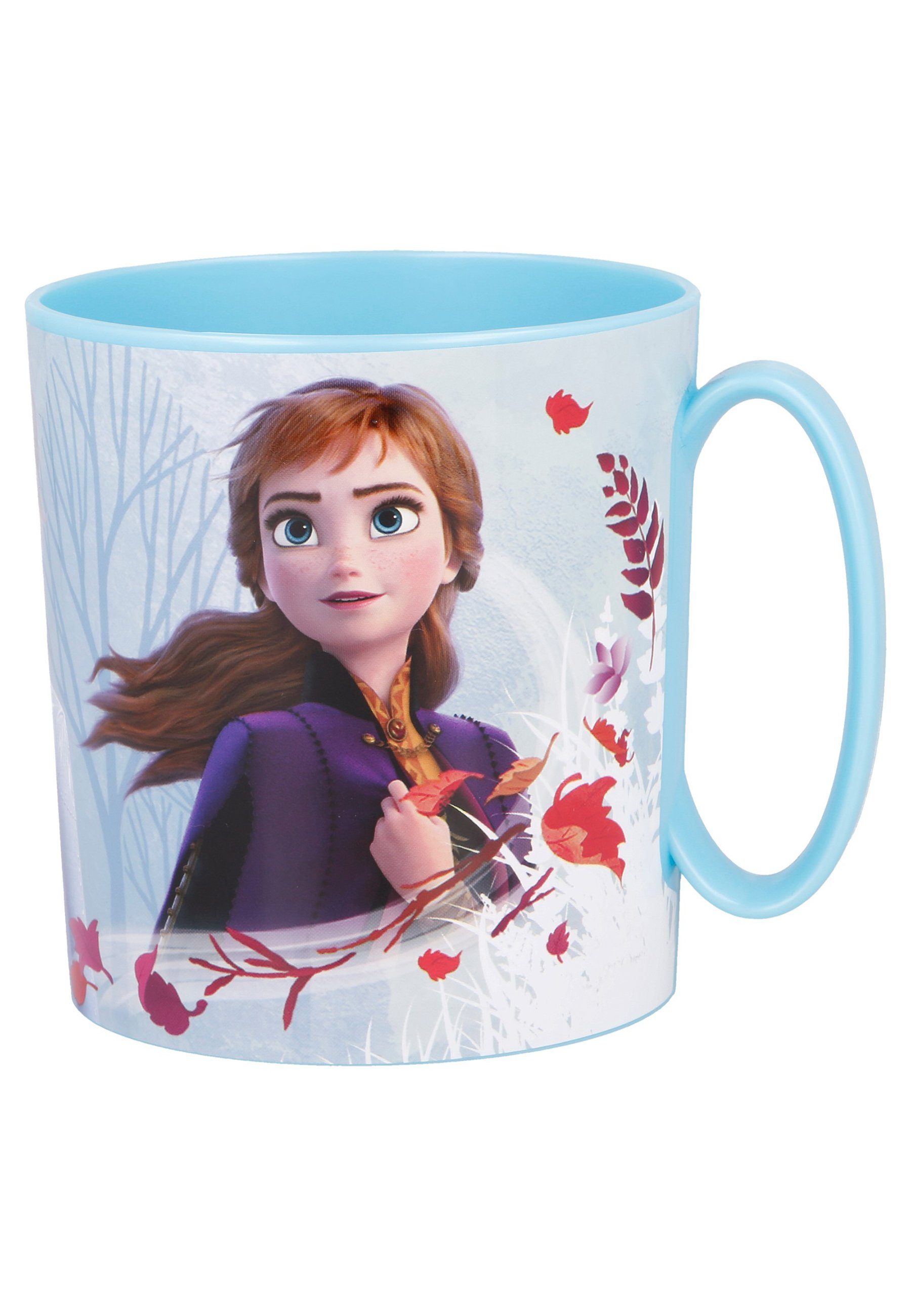 Disney Frozen Tasse Eiskönigin Anna Elsa Olaf Kinder Becher Tasse 350ml,  Kunststoff BPA-frei