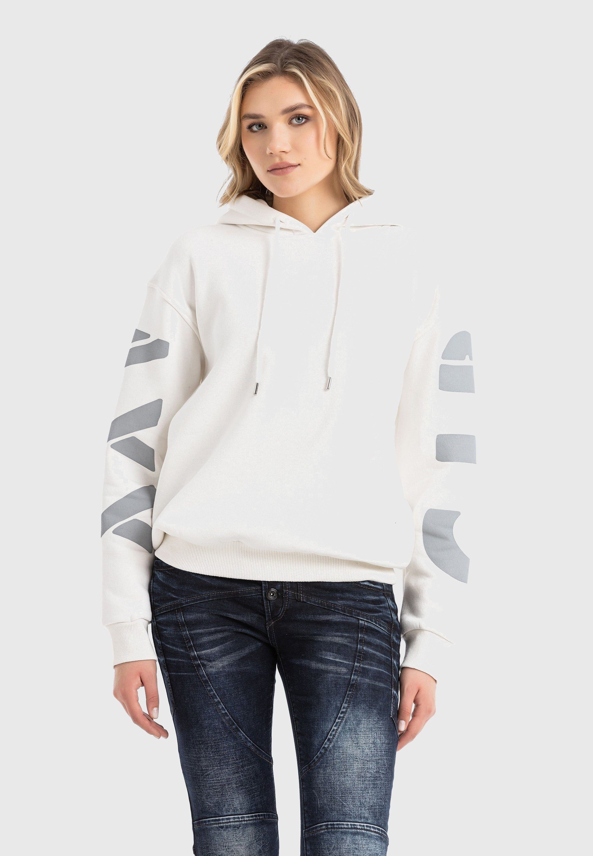 Cipo & Baxx Sweatshirt HOODIE SWEATSHIRT (1-tlg) modisches Design mit hohem Tragekomfort