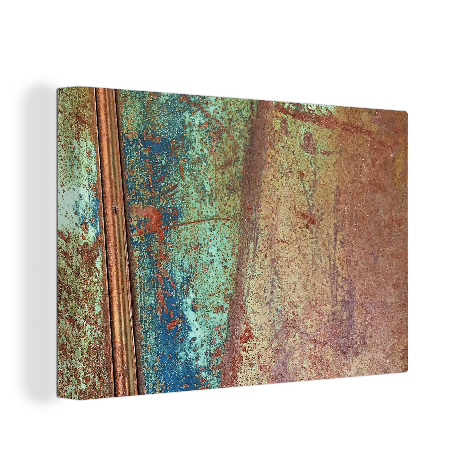 OneMillionCanvasses® Leinwandbild Rost - Abstrakt - günstig online kaufen