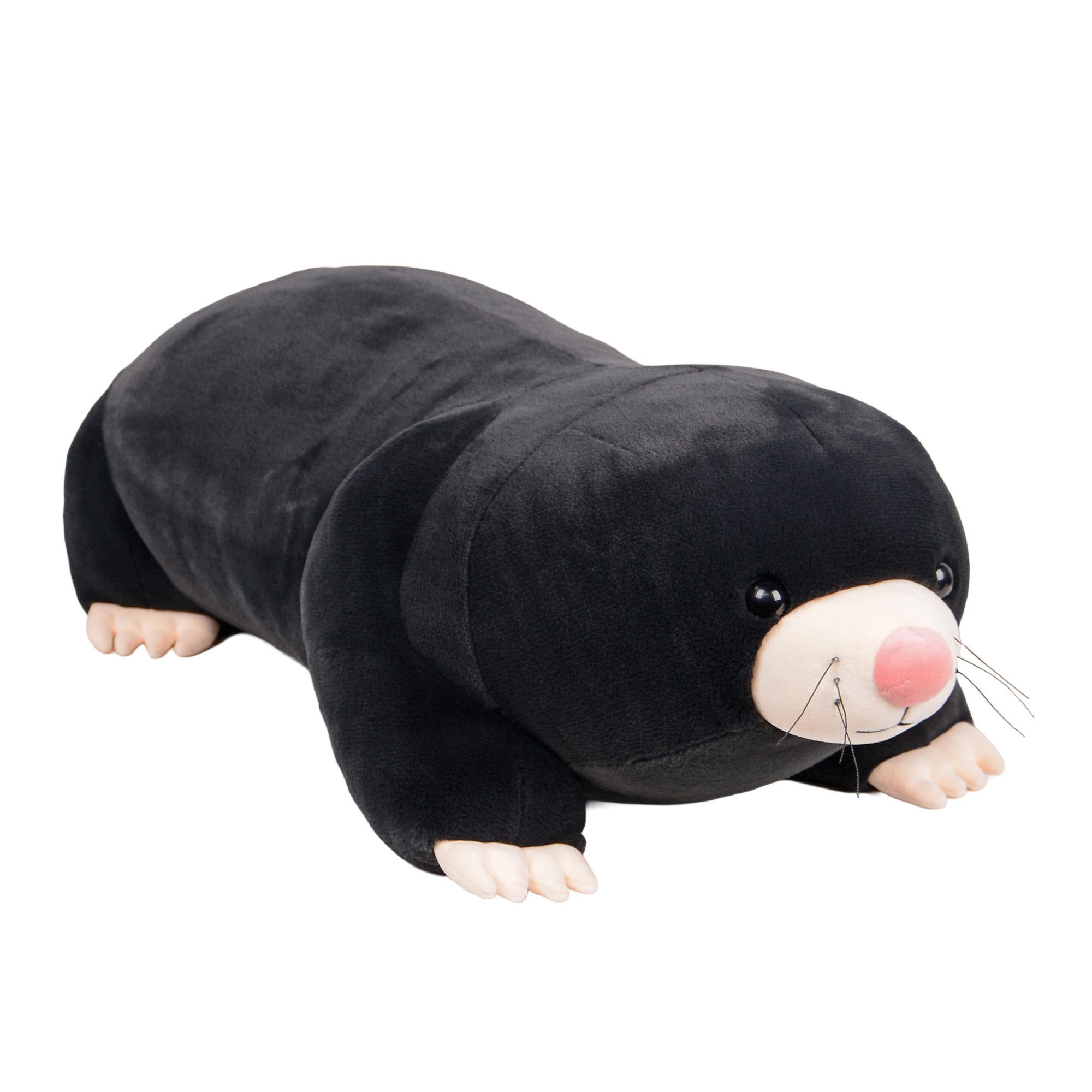 UNUS HOME Plüschfigur Kuscheltier Maulwurf 80 cm schwarz (ca. 80 cm), Kuscheltier, Kuschelkissen, Kissen