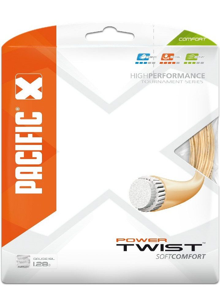 Tennissaite Power Twist (Allround+Power) natur 12m Set