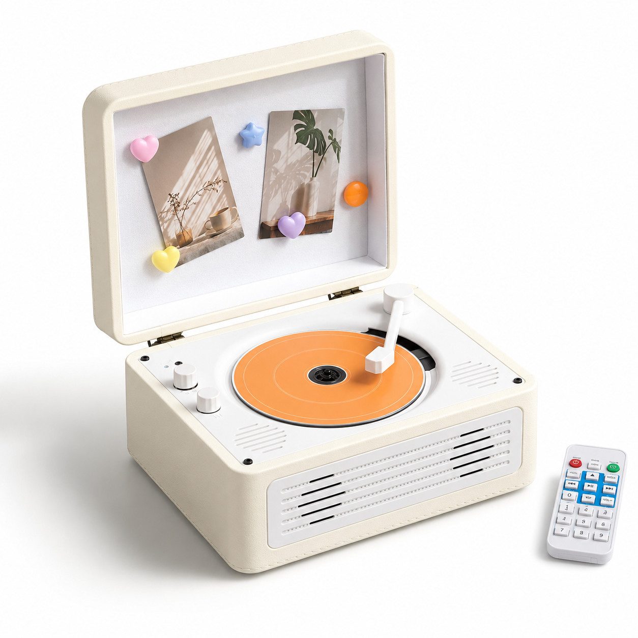 Tekoo Tragbarer CD-Player, Bluetooth 5.4 mit Akku & Stereo Lautsprecher CD-Player (Bluetooth, 0 GB Festplatte, 2-Wege-Bluetooth 5.4 (Sender/Empfänger), 3000 mAh Akku)