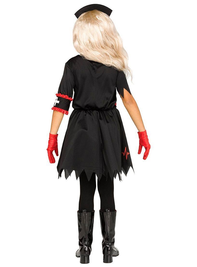 Fun World Zombie-Kostüm Kranke Schwester Kostüm für Mädchen - Halloween