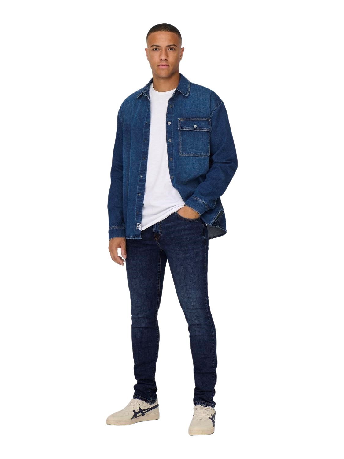 ONLY & 6749 ONSLOOM Slim-fit-Jeans mit SLIM SONS Stretch