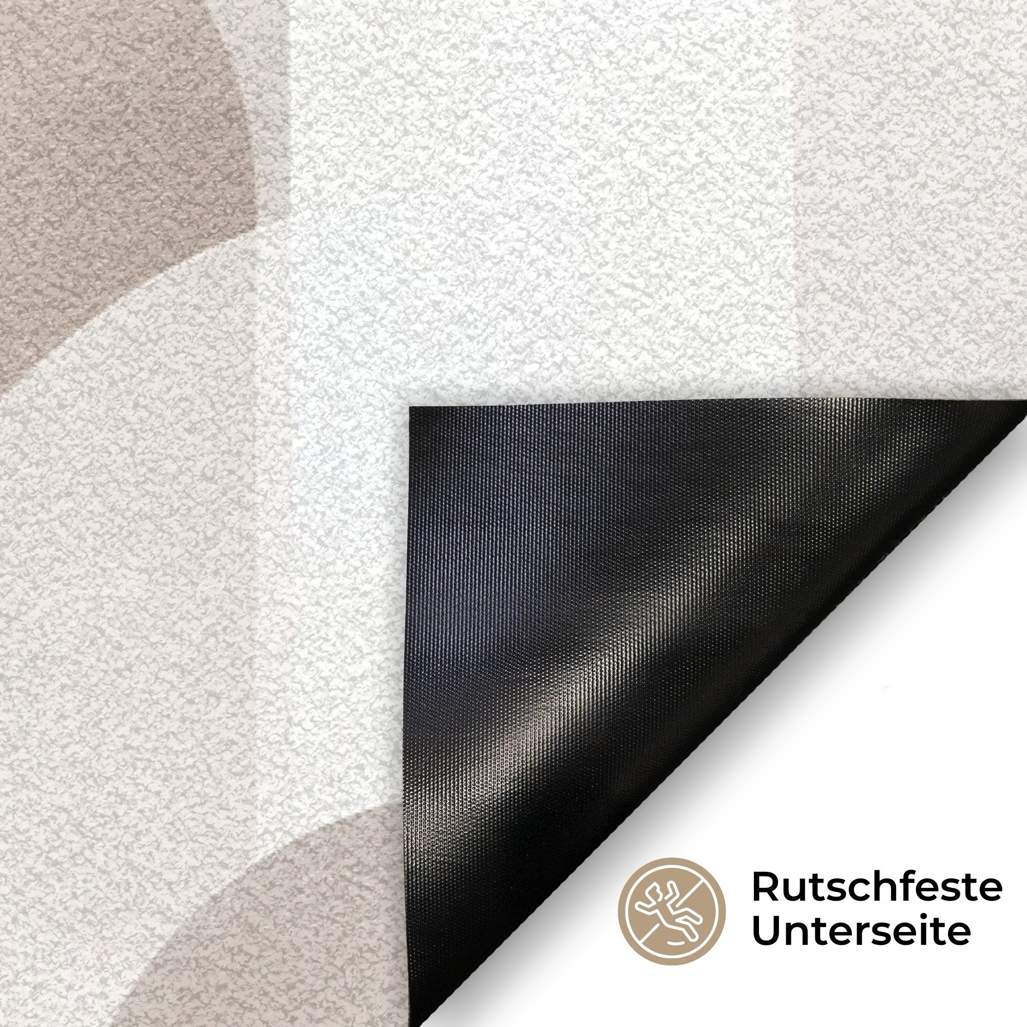 MuchoWow Fußmatte Abstrakte Bögen - Modern - Beige, Rechteckig, innen Schmutzfangmatte, Tür, Schmutzfänger Flur, Teppich, 60x40 cm