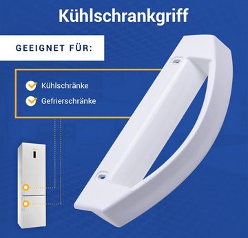 VIOKS Türgriff Handgriff Ersatz für Electrolux 206280801/5, weiß senkrecht für Kühlschrank